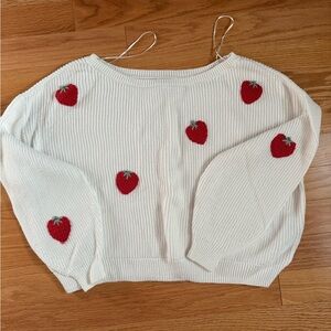 Hollister Strawberry Sweater